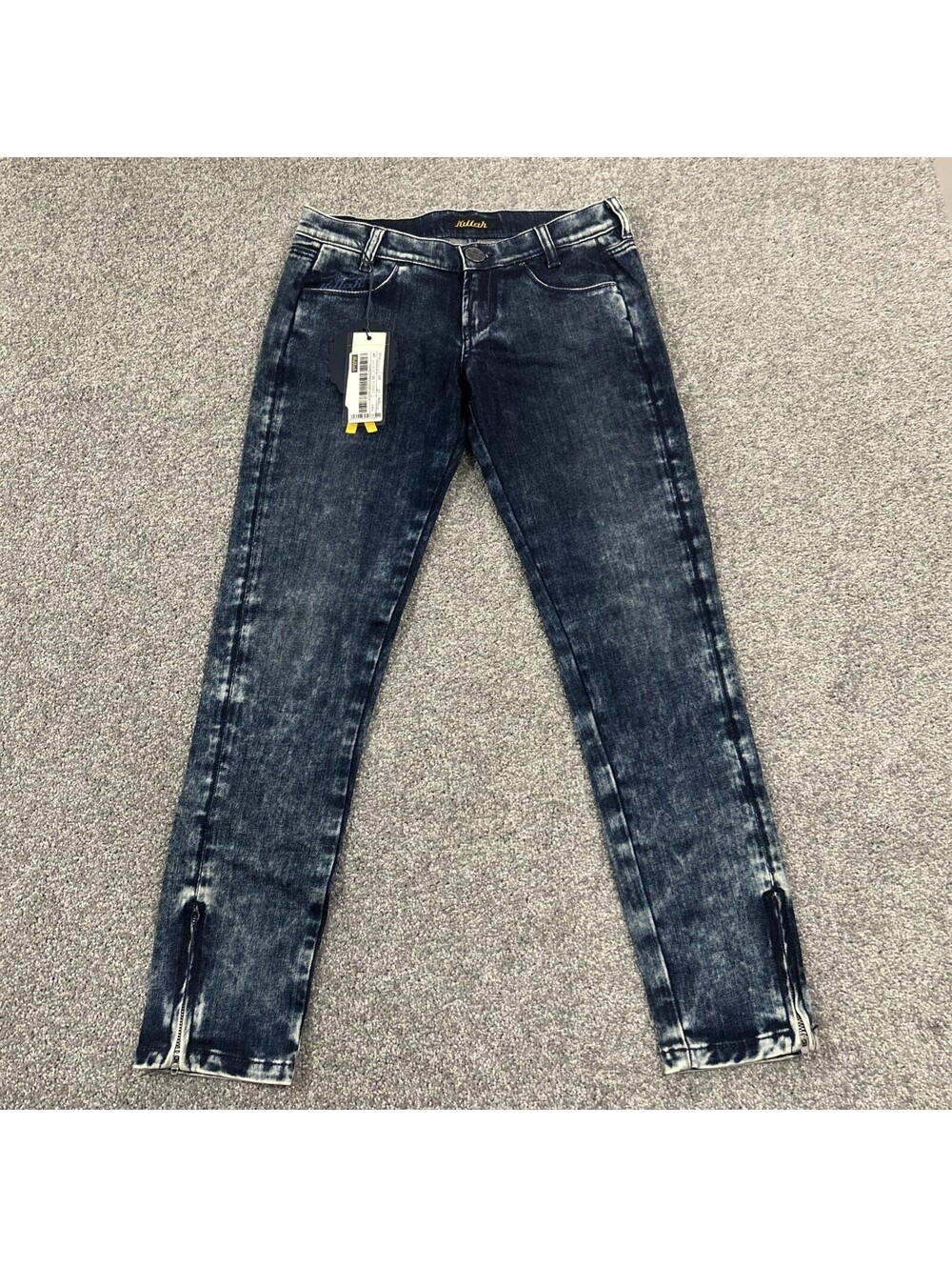 Killah Jeans Y2K Women’s Zipper Ankle Acid Wash